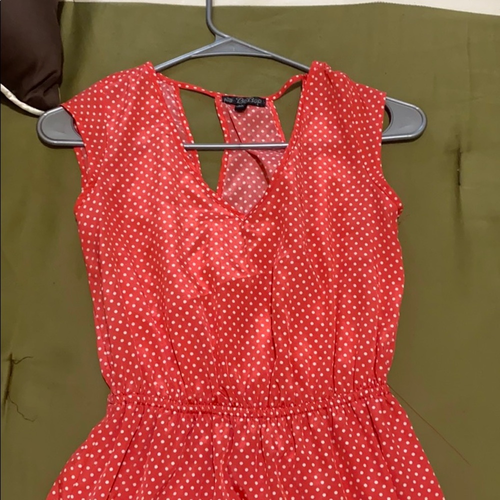 Coral summer dress